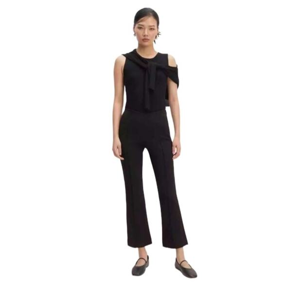 Everlane The Dream Kick Flare Pant In Black Size Large NWT - Picture 1 of 14
